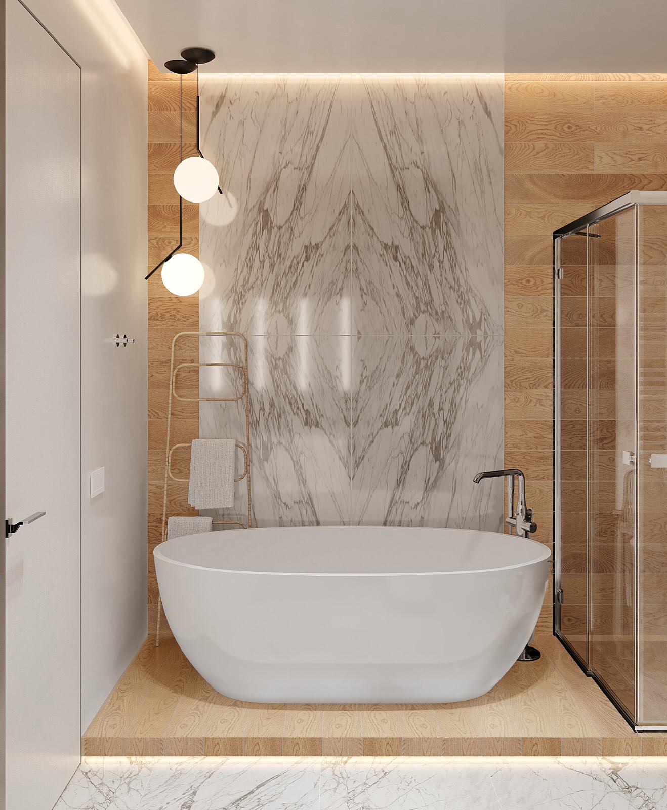 СВЕТЛЫЙ ИНТЕРЬЕР В ЖК ДОНСКОЙ ОЛИМП