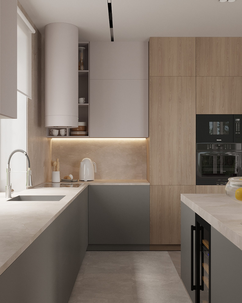 Кухня-гостиная в загородном доме