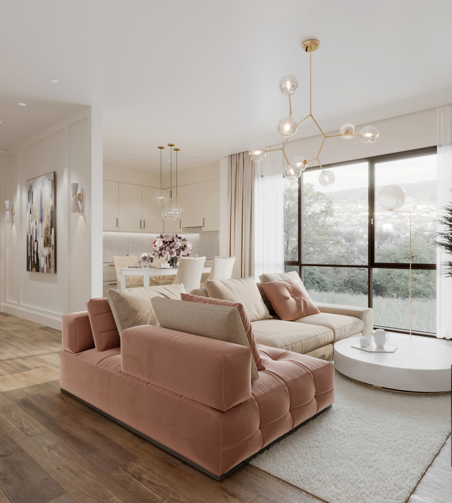 Современный стиль для каркасного дома