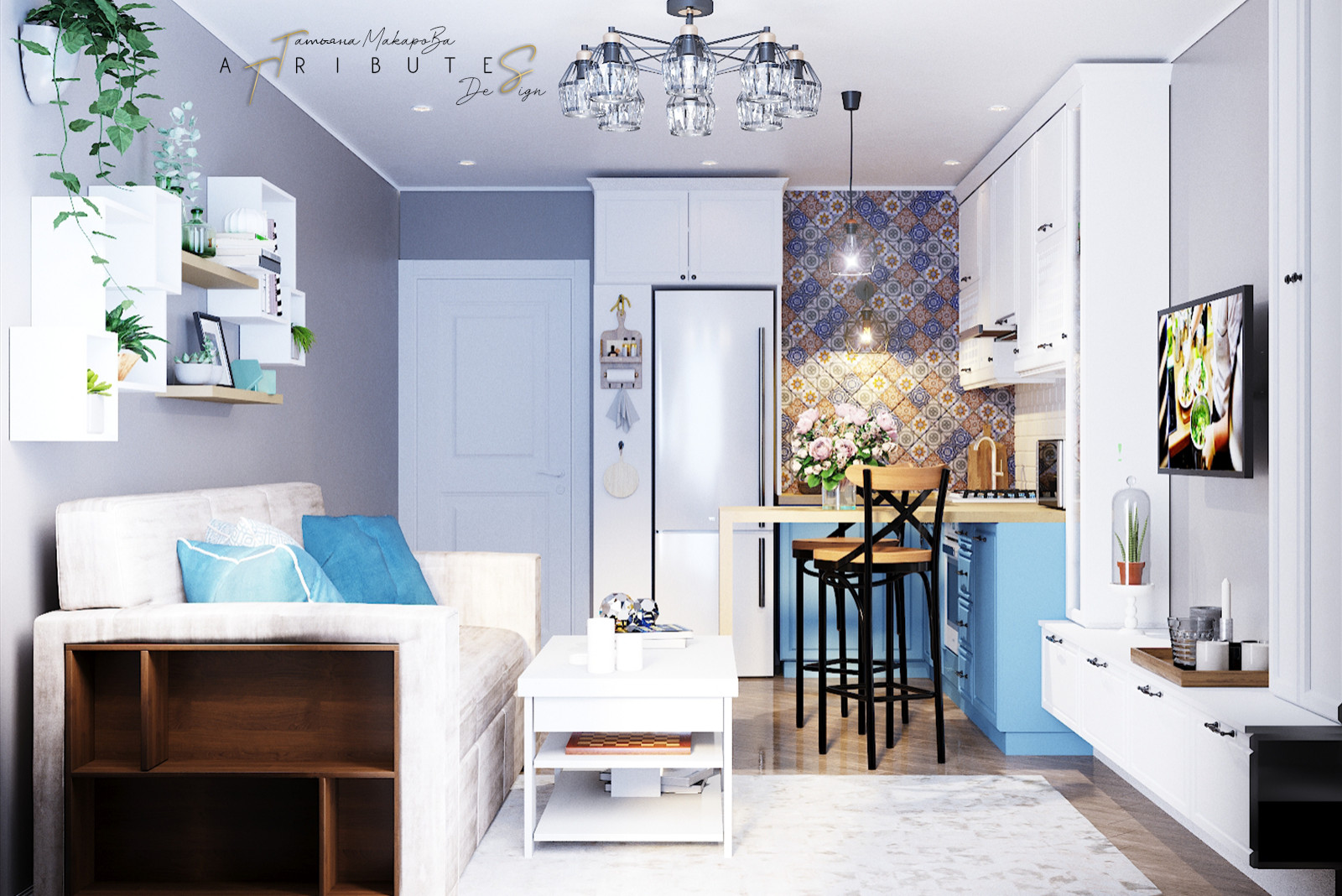 Кухня-гостиная