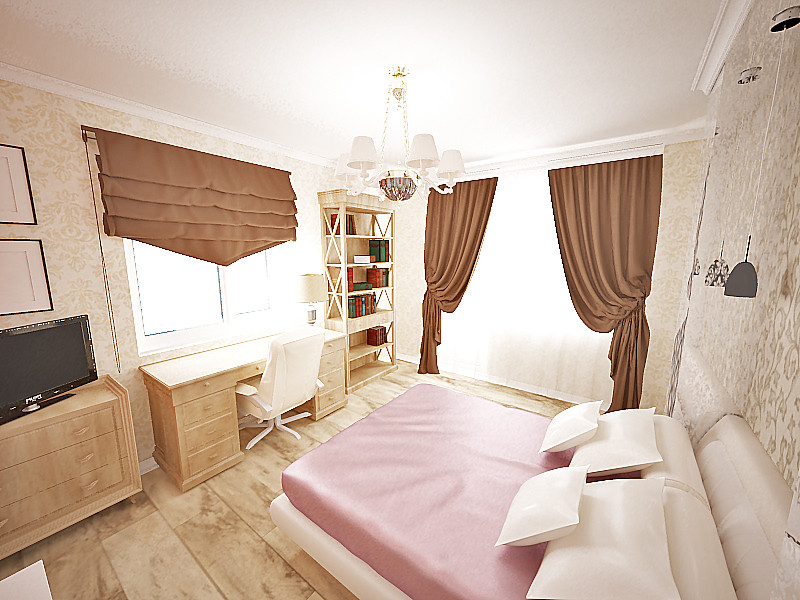 Дизайн-проект квартиры в легкой классике