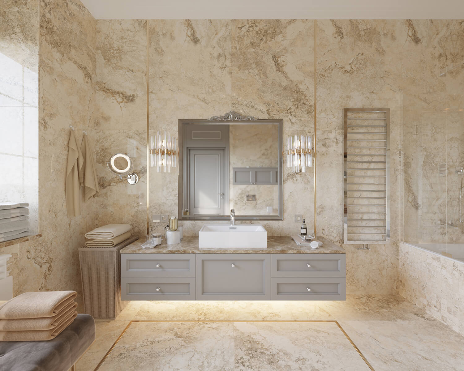 Обложка проекта: Дизайн интерьера жилого дома. Современная классика.