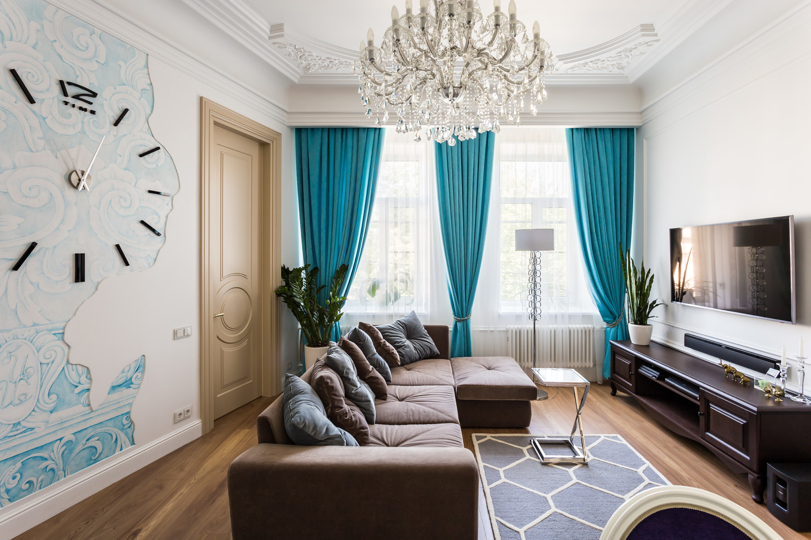 Дизайн интерьера 3х комнатной квартиры 120 кв.м. в старом Фонде Спб