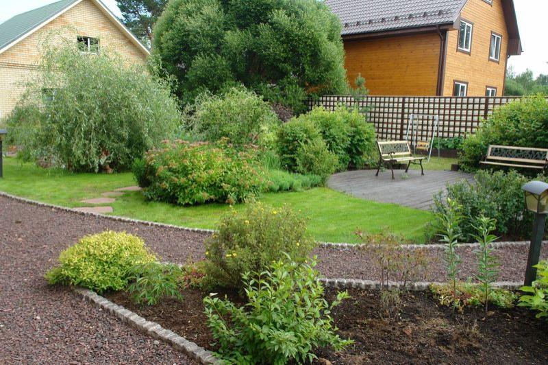 Сад в в Перми в Верхней Курье