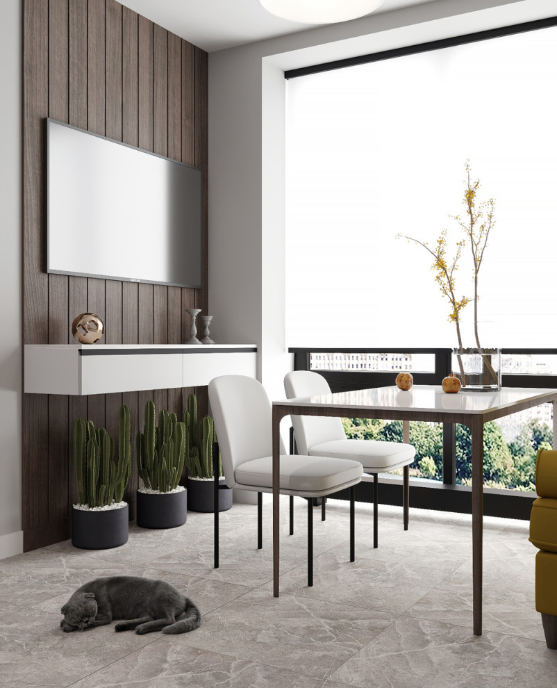 Дизайн интерьера квартиры в ЖК Метрополия площадью 64 кв.м.