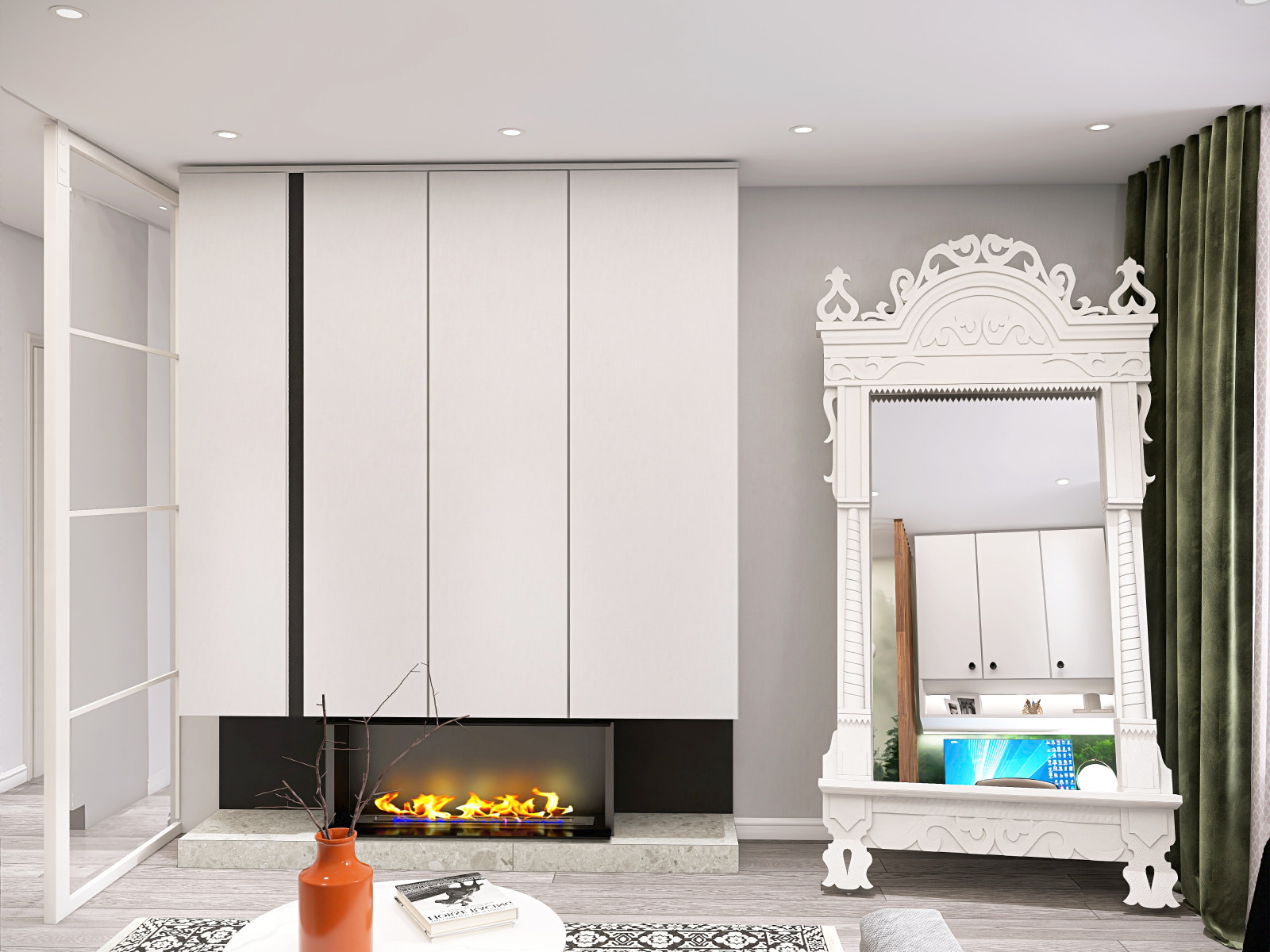 Кухня-гостинная