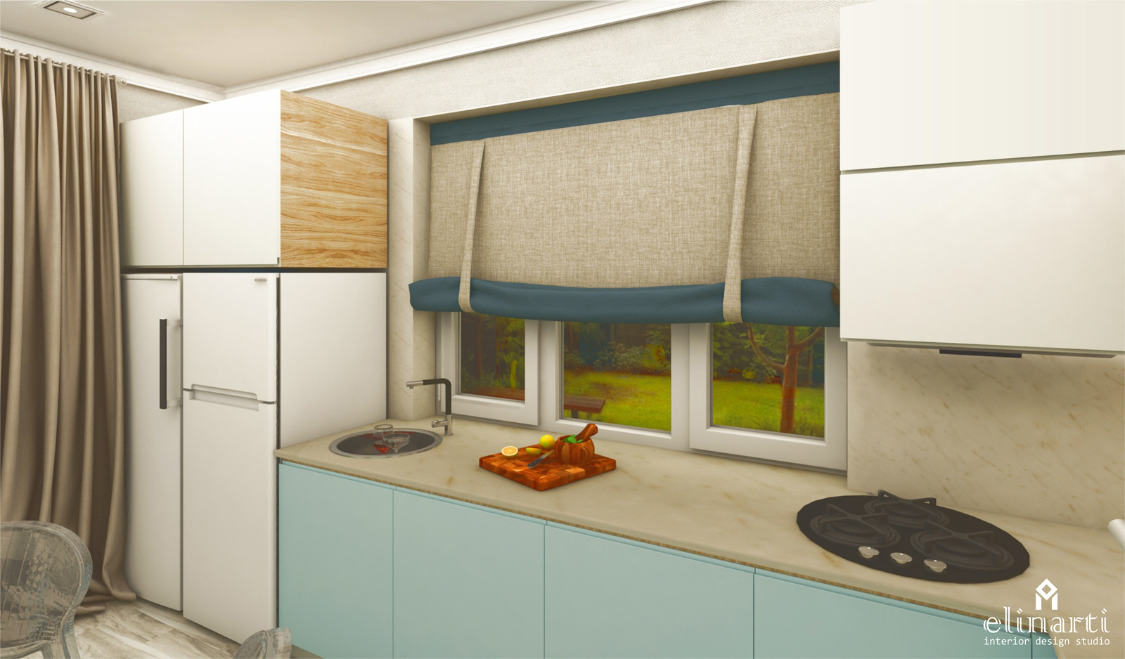 Кухня "Закругление"