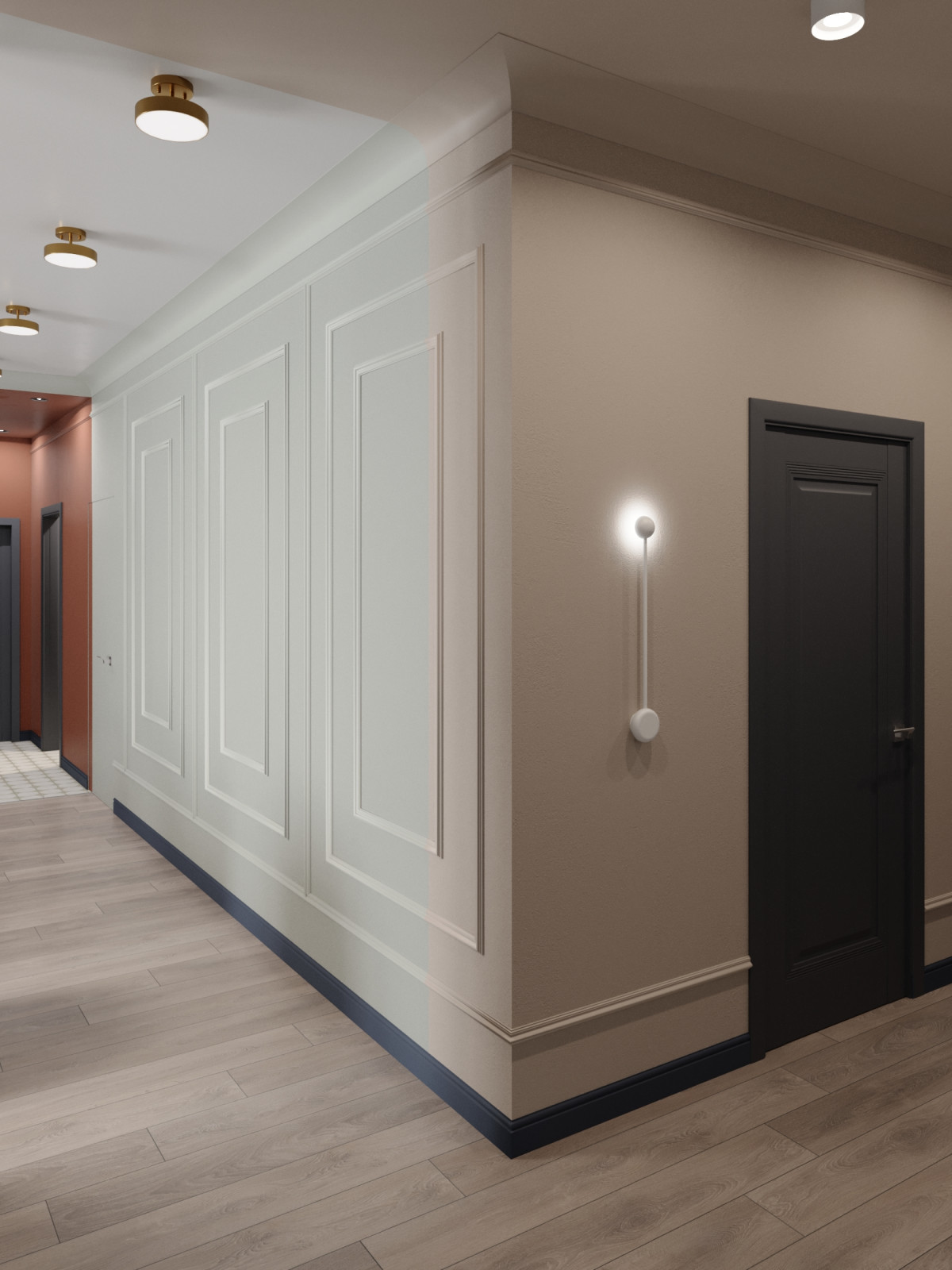 Квартира с ярким характером 120м2