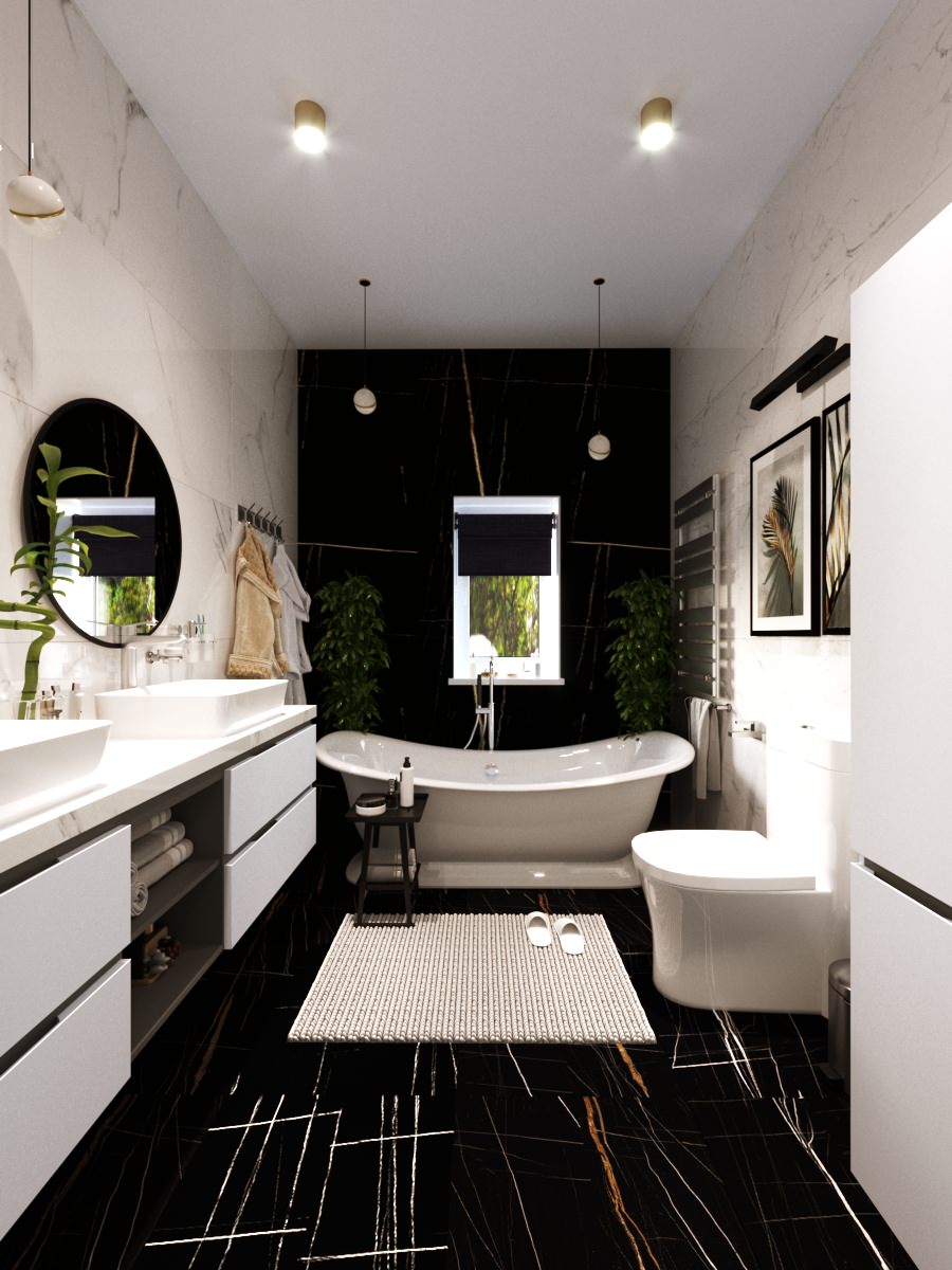 Ванная комната в частном доме