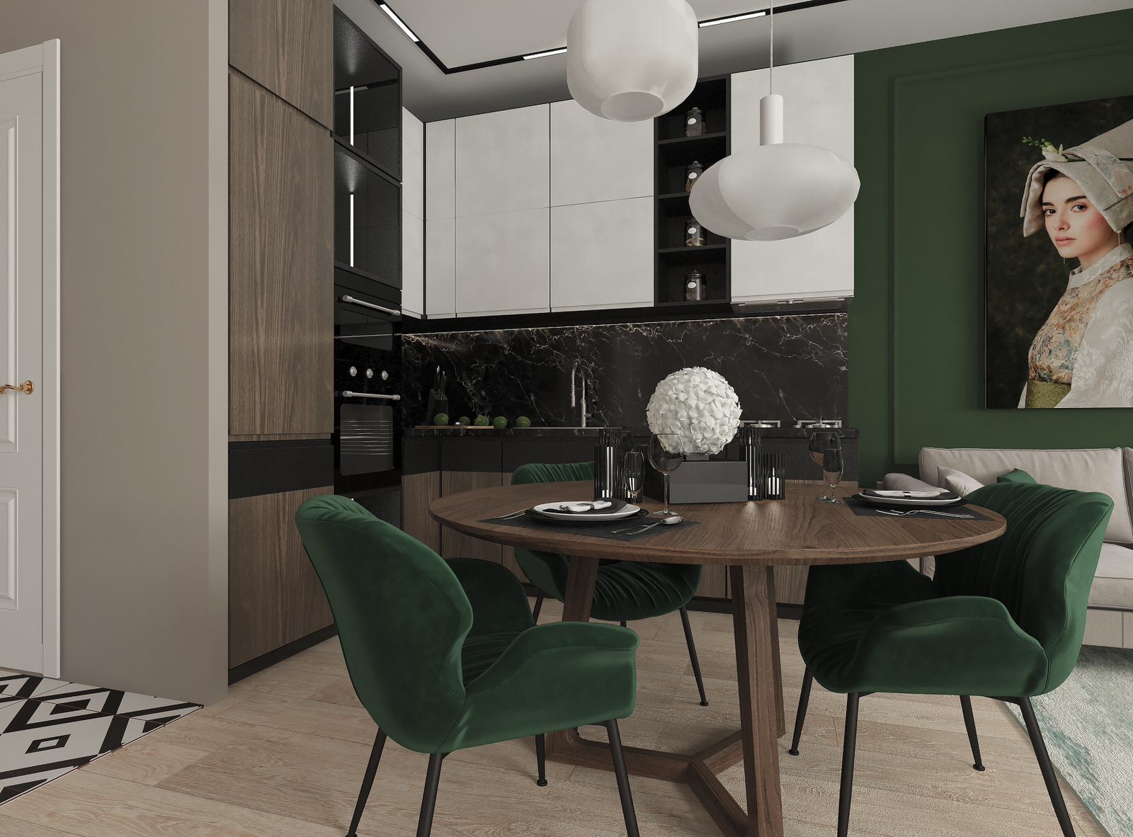 Интерьер в цвете лета.