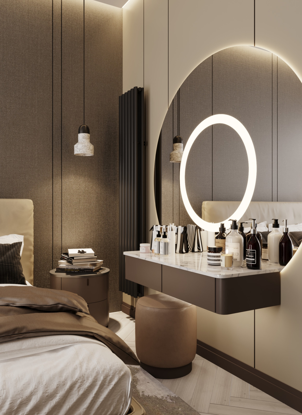 Спальня в ЖК Триумф от VITTAGROUP