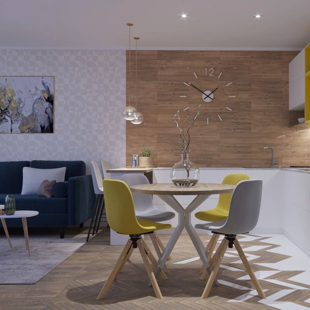 Стильная гостиная, Москва