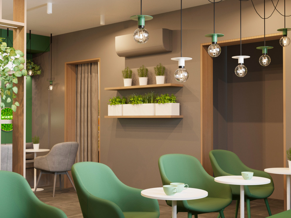 "Green Green". Сеть кофеен город Красноярск, 2021год.