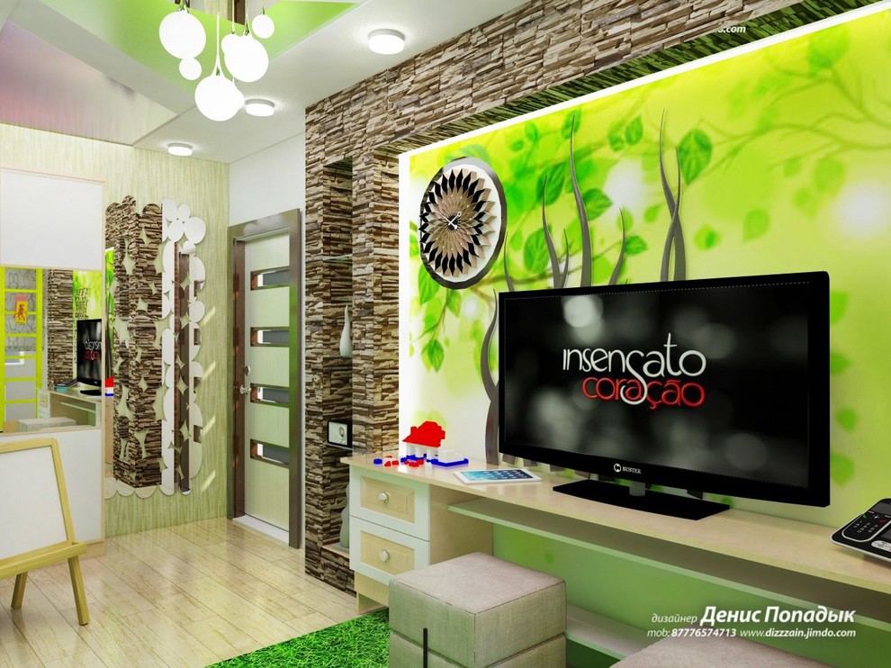 Обложка проекта: Дизайн интерьера квартиры (для семьи с одним ребенком)