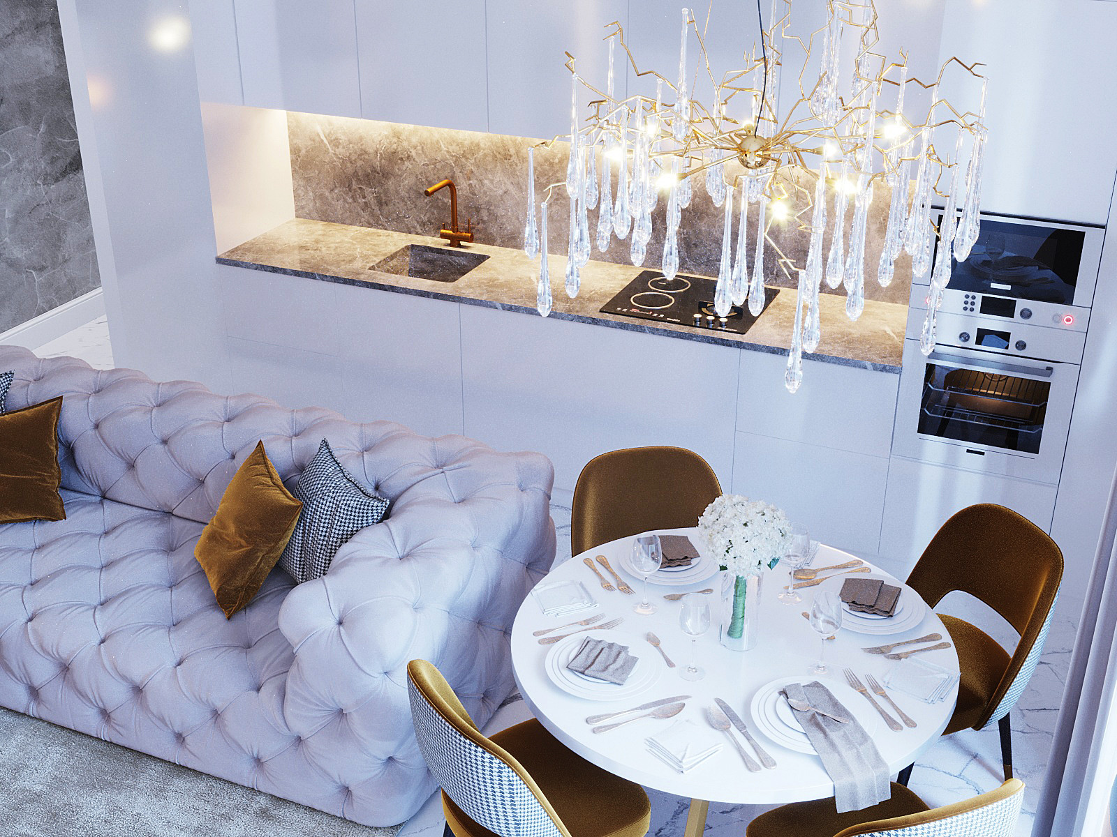 Обложка проекта: Квартира 80 кв. м Бытха