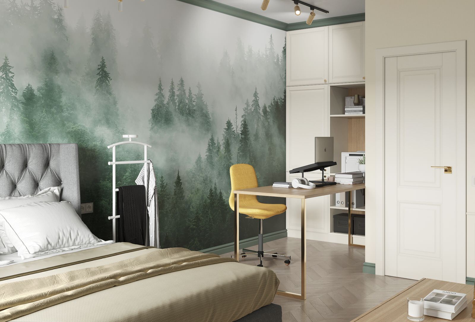 Рабочий кабинет в спальне