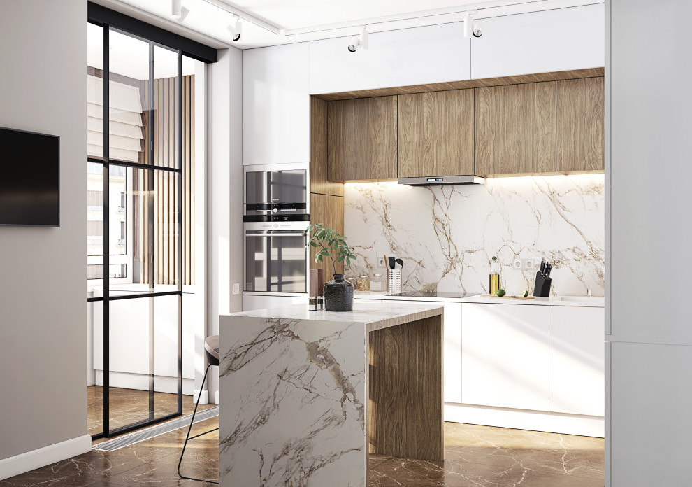 Квартира на Стародмитровской. Современный минимализм.