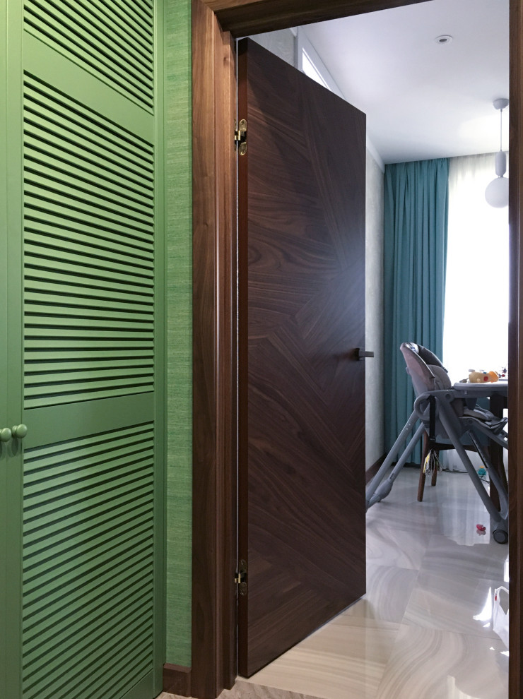 Жалюзийные двери в постирочную для Лидии