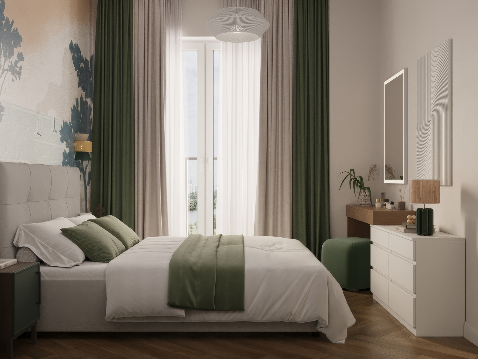 Яркая и свежая квартира в Москве