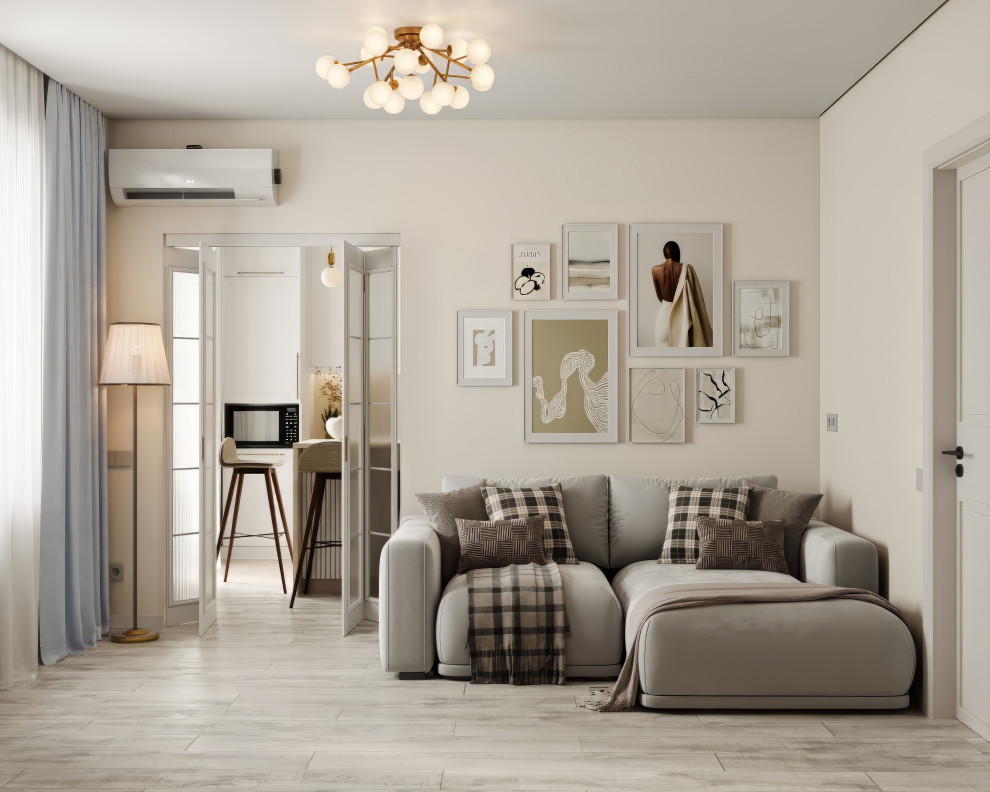 Обложка проекта: Четырехкомнатная квартира в сердце города