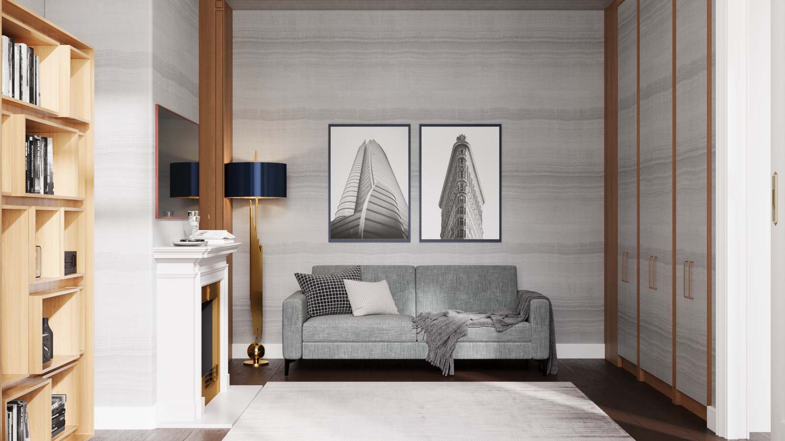 Дизайн интерьера квартиры в ЖК «Mon Cher», 190 м2