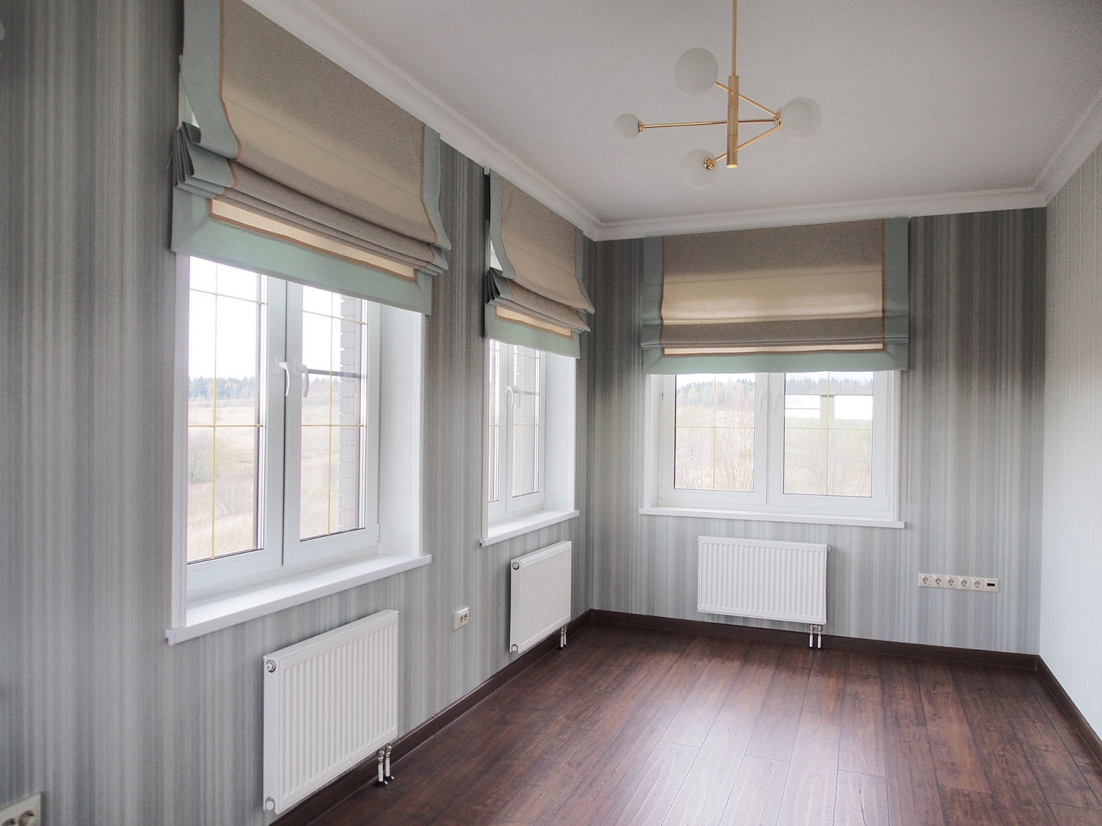 Оформление текстилем загородного дома в Морозово