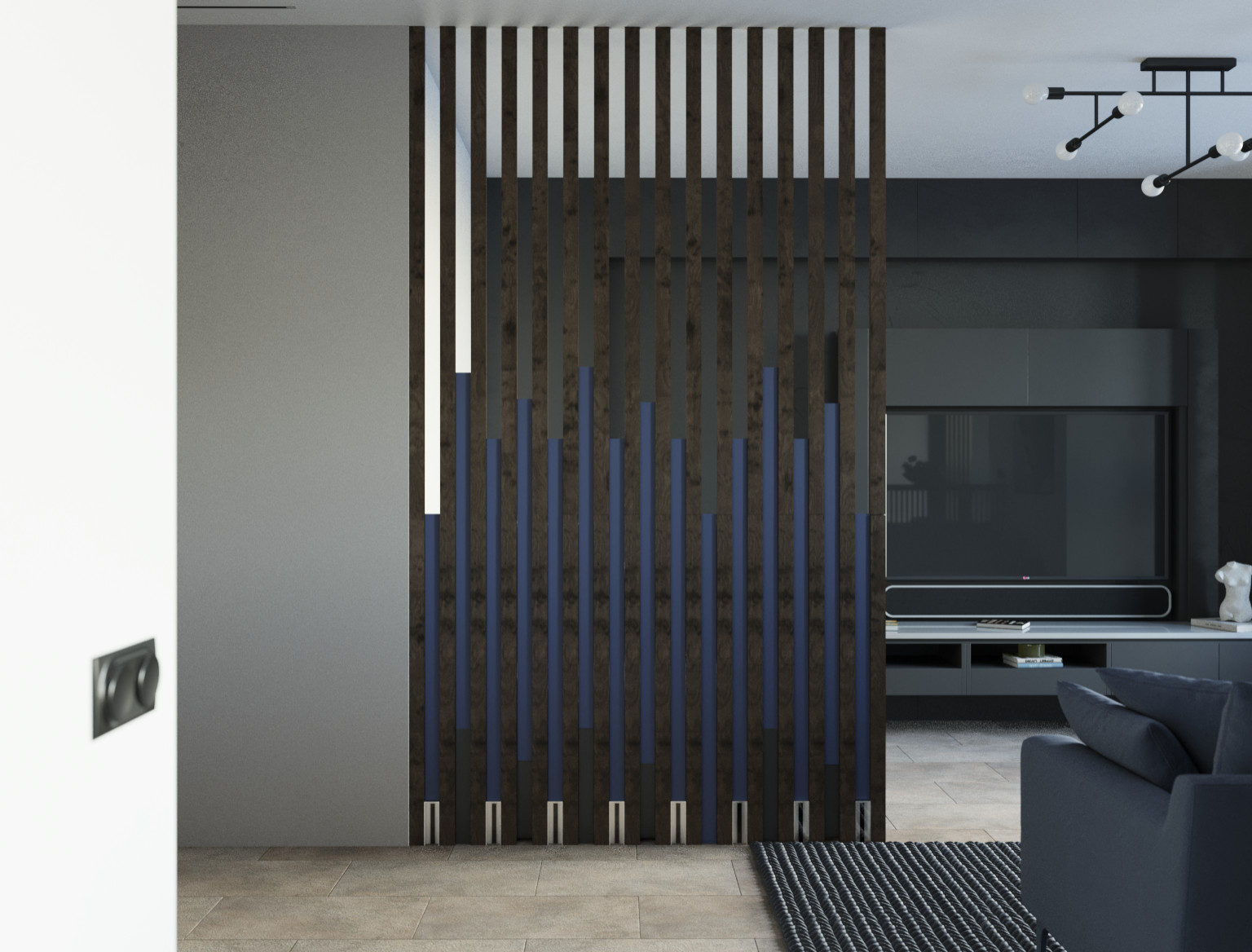 Брутальный синий