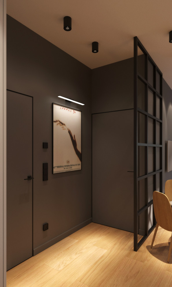 Обложка проекта: Квартира современном стиле с элементами лофта и легким оттенком минимализма