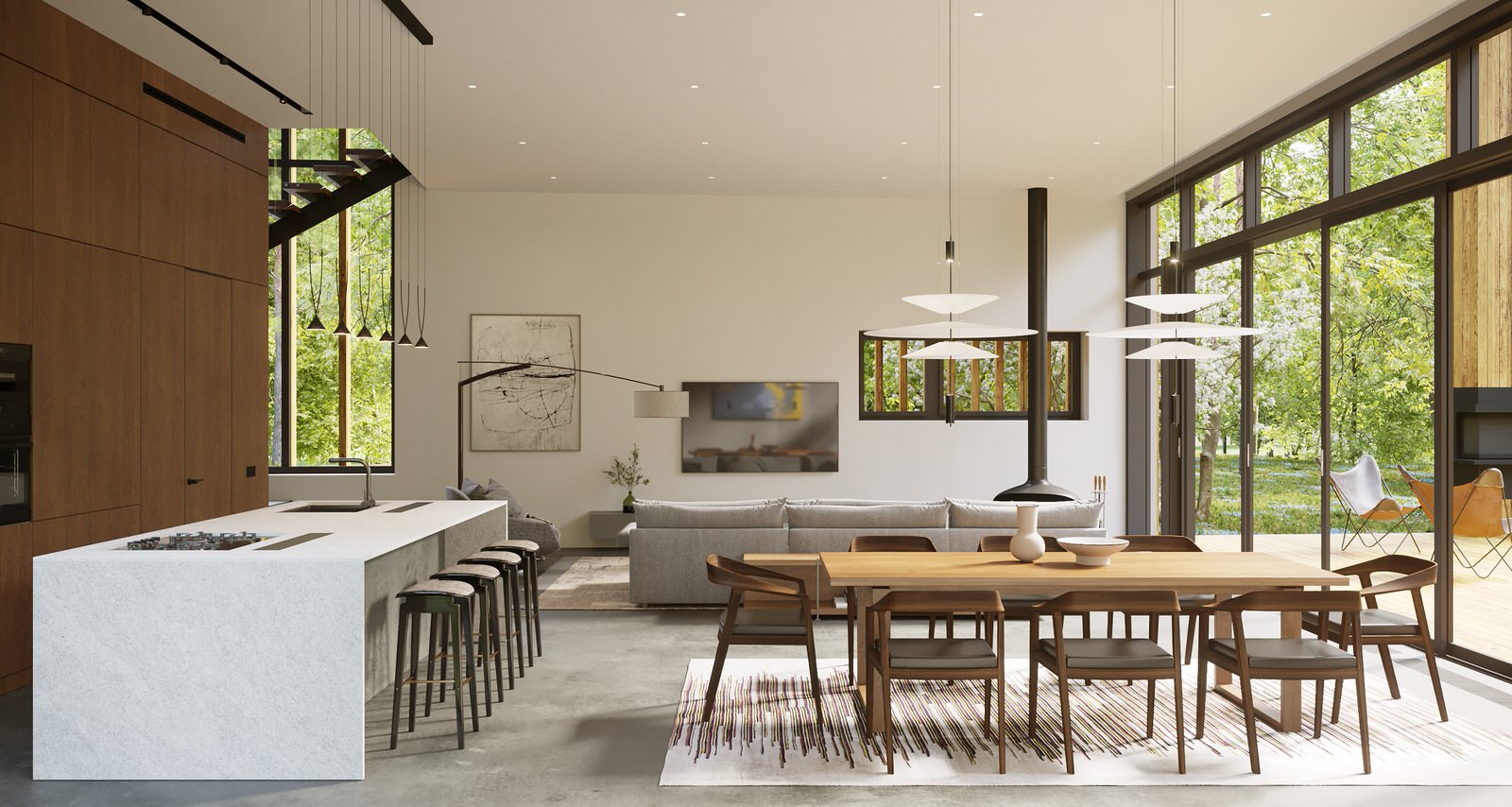 Дом в Лесном Пейзаже