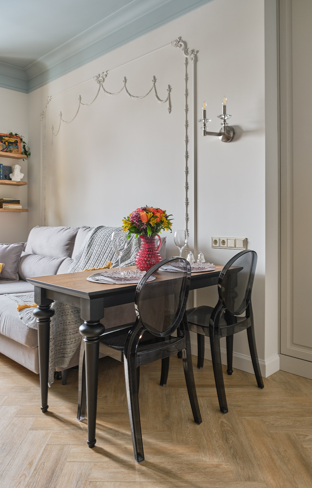 Интерьерная съёмка квартиры в сталинке на Кутузовском проспекте(Москва)