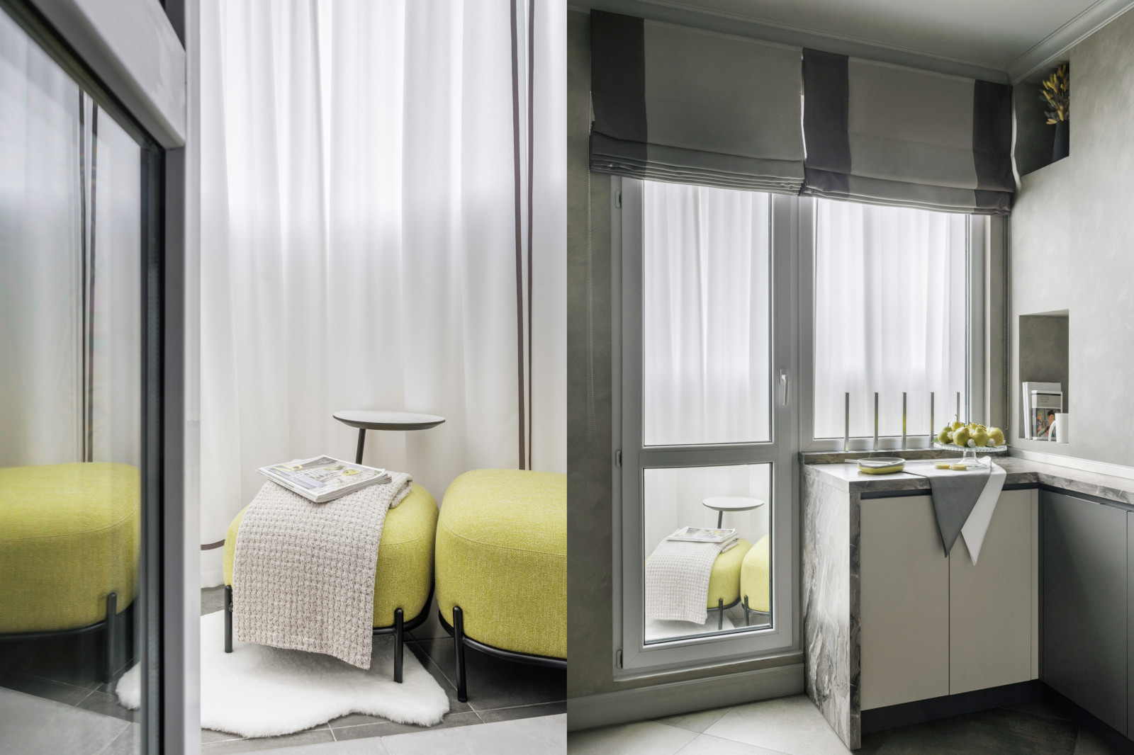 Квартира выходного дня в оттенках серого