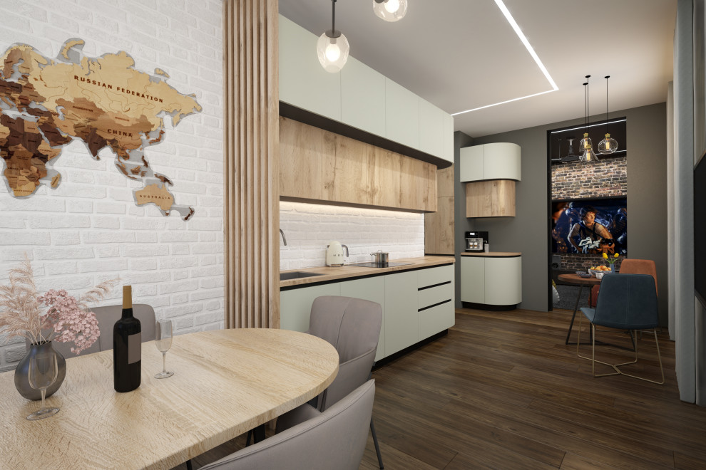 Обложка проекта: Квартира 100 кв.м. в современном стиле