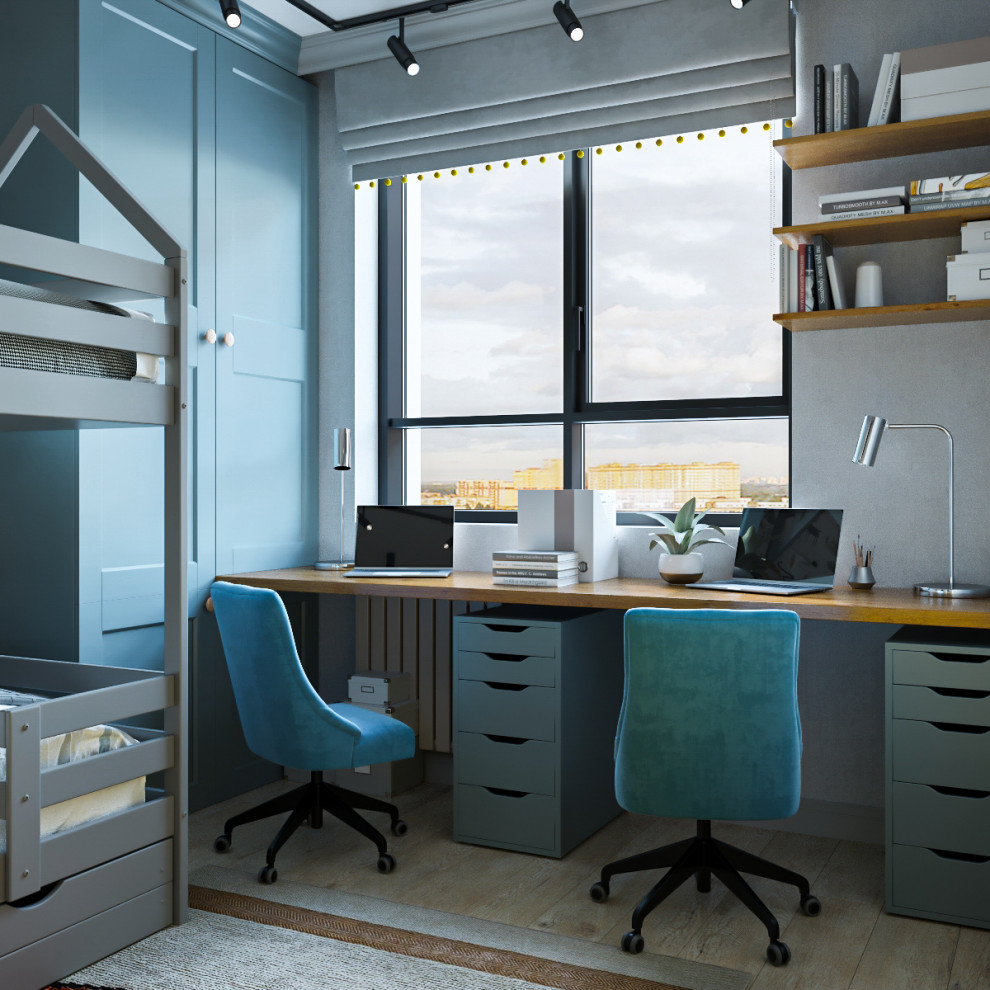 Детская для двух мальчиков в ЖК "ArtLine"