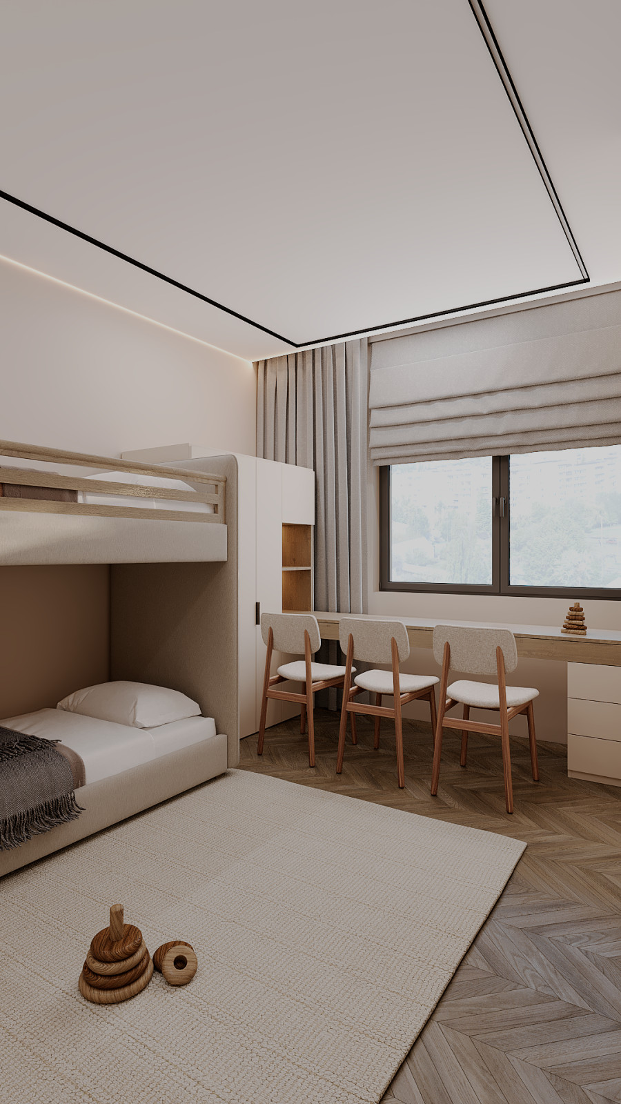 Дизайн-проект трехкомнатной квартиры 90 м2