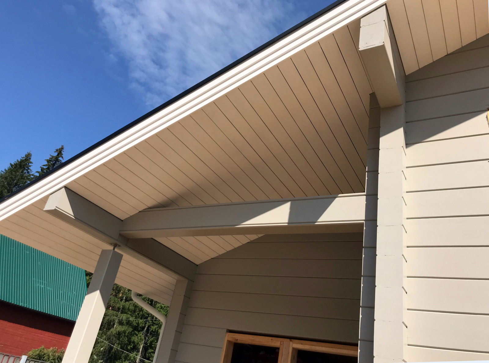 Строительство усадьбы из клееного бруса в Рощино