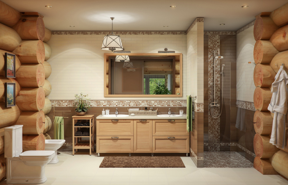 Дизайн интерьера деревянного дома