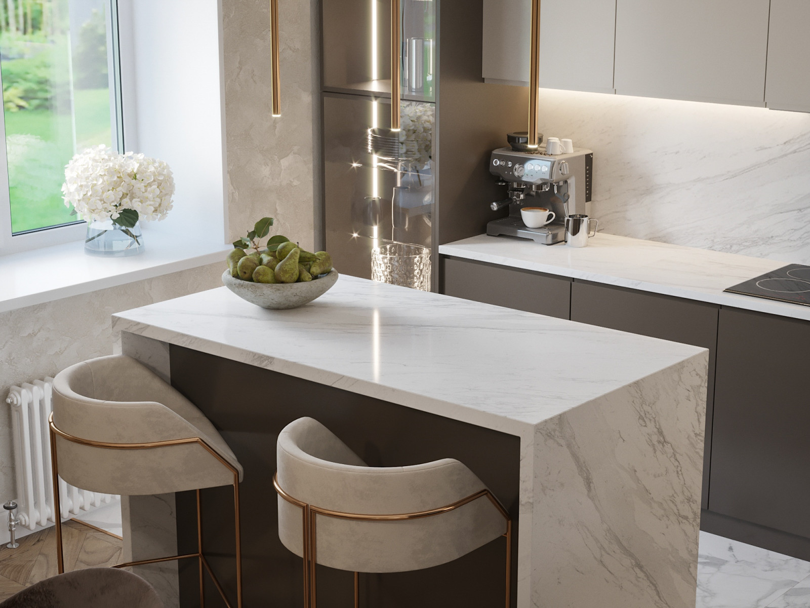 Дизайн загородного дома (1 этаж)