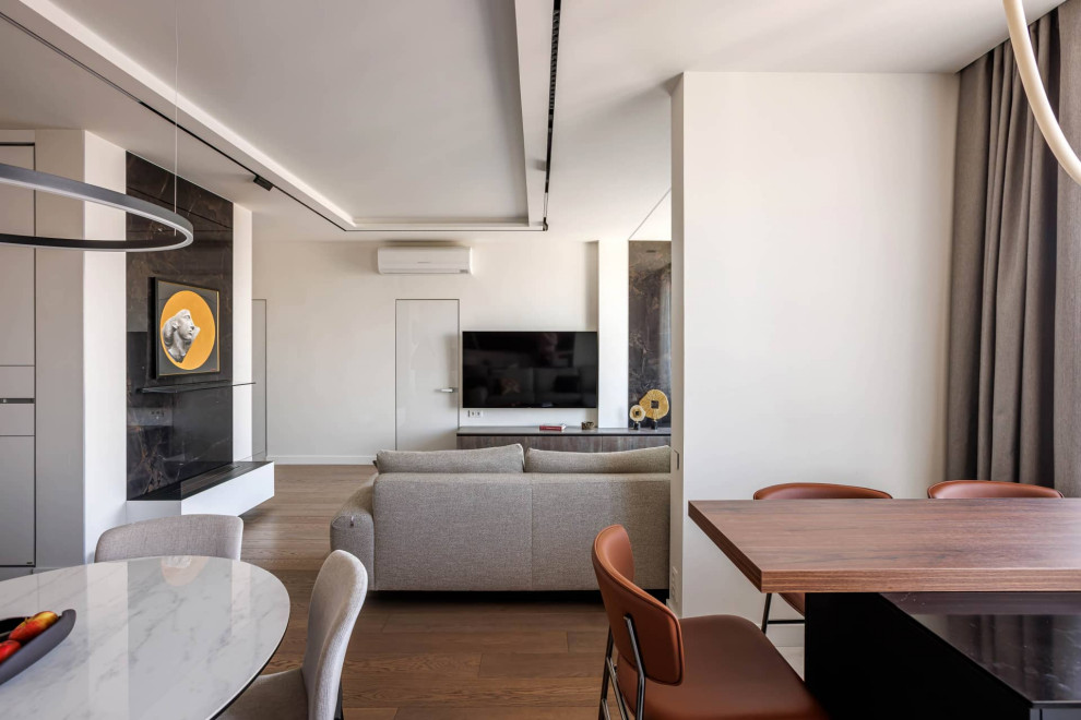 Дизайн и ремонт квартиры в ЖК «Хедлайнер» — Классическая геометрия