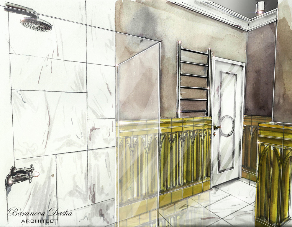 Проект таунхауса в Новой Москве площадью 300 кв м. В процессе реализации