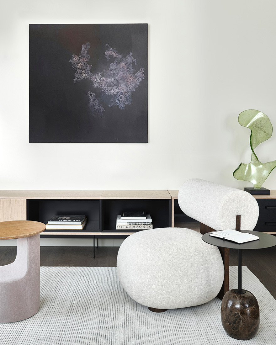 Флористические мотивы в квартире с видом на Москву