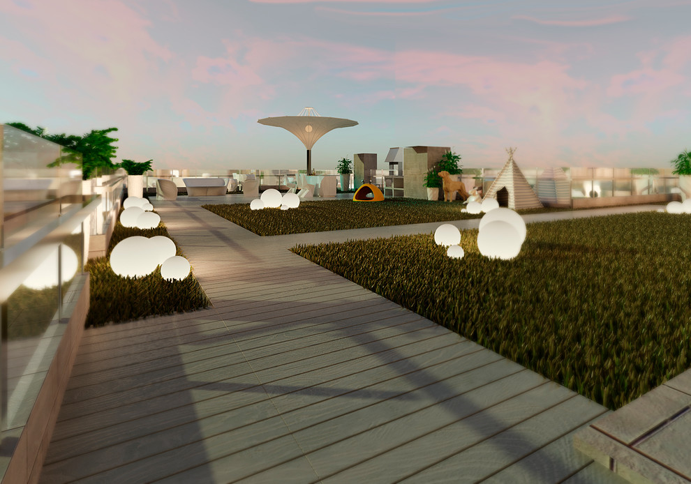 Квартира с террасой в клубном доме Диадема