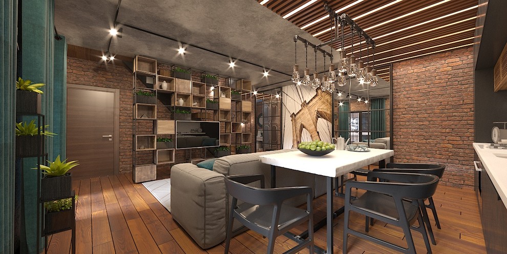 Обложка проекта: Двухуровневая квартира