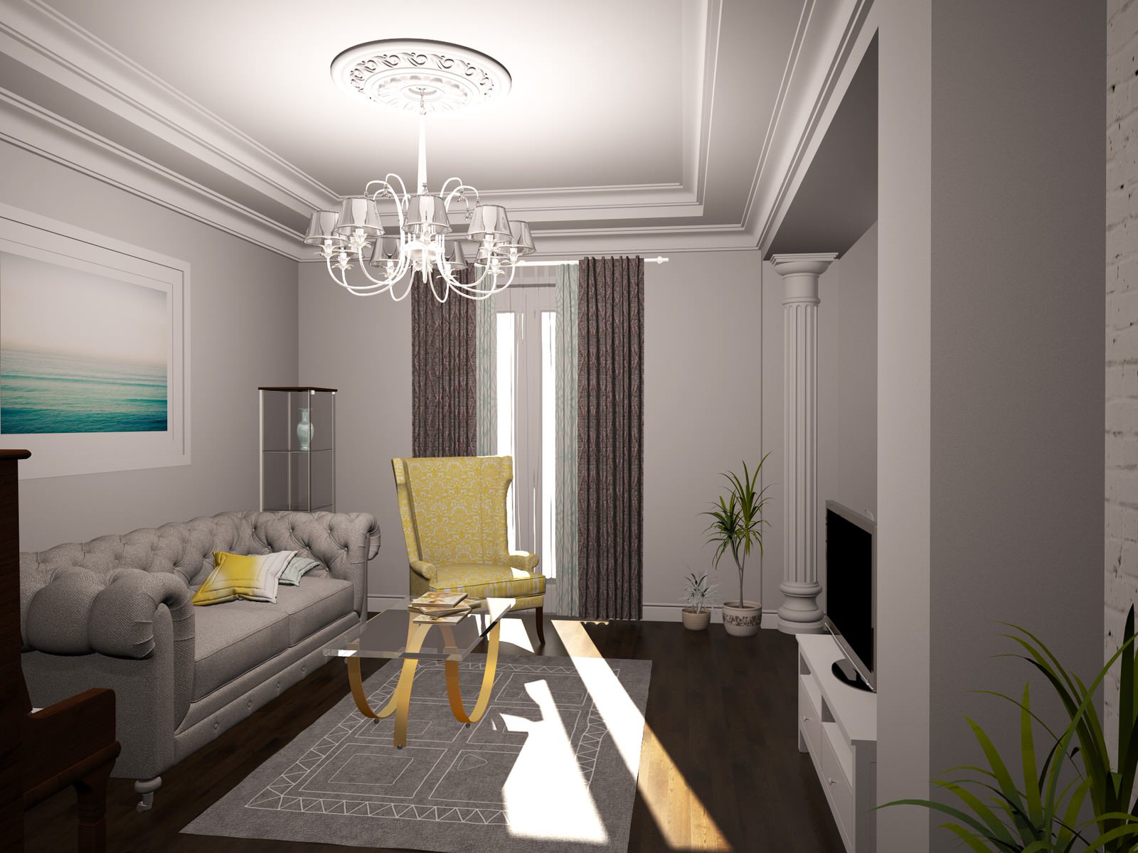 Обложка проекта: Трехкомнатная квартира в сталинке