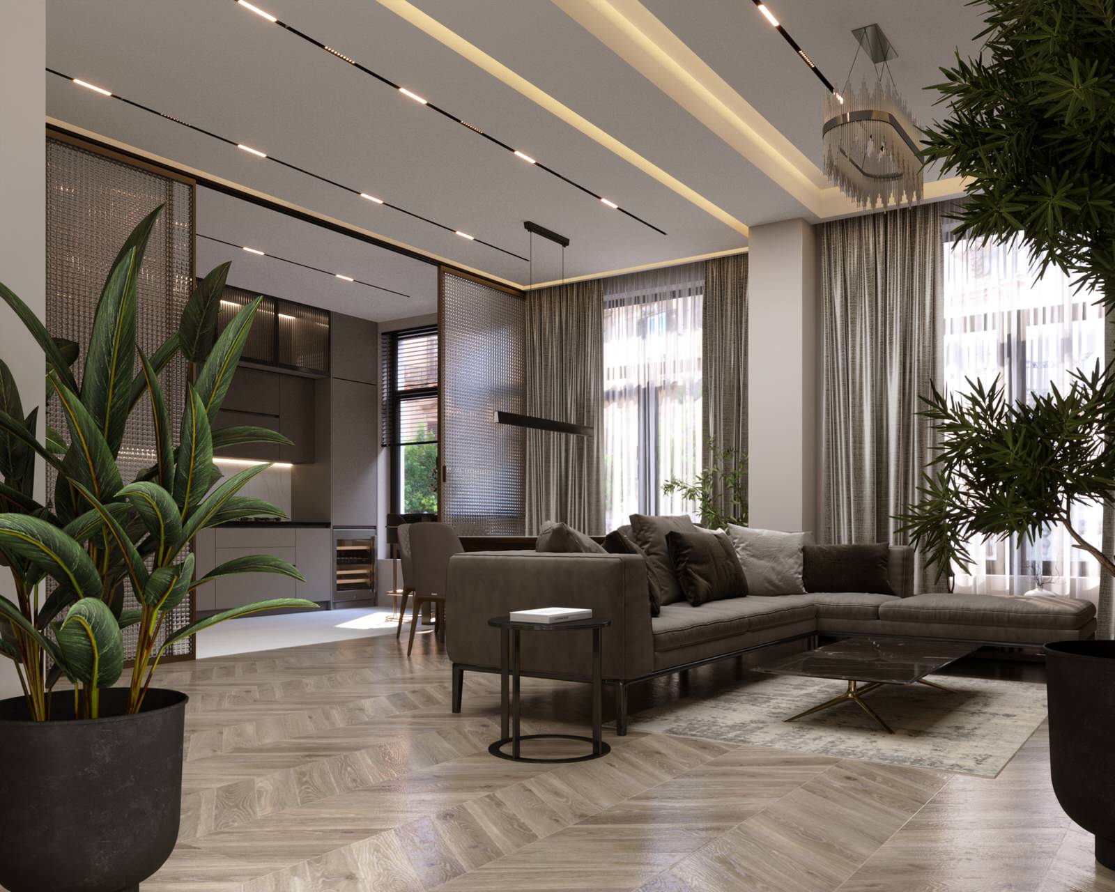 new appartment in Tashkent, living room