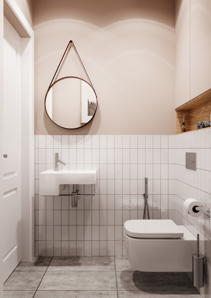 Проект квартиры "Пудра и шоколад"