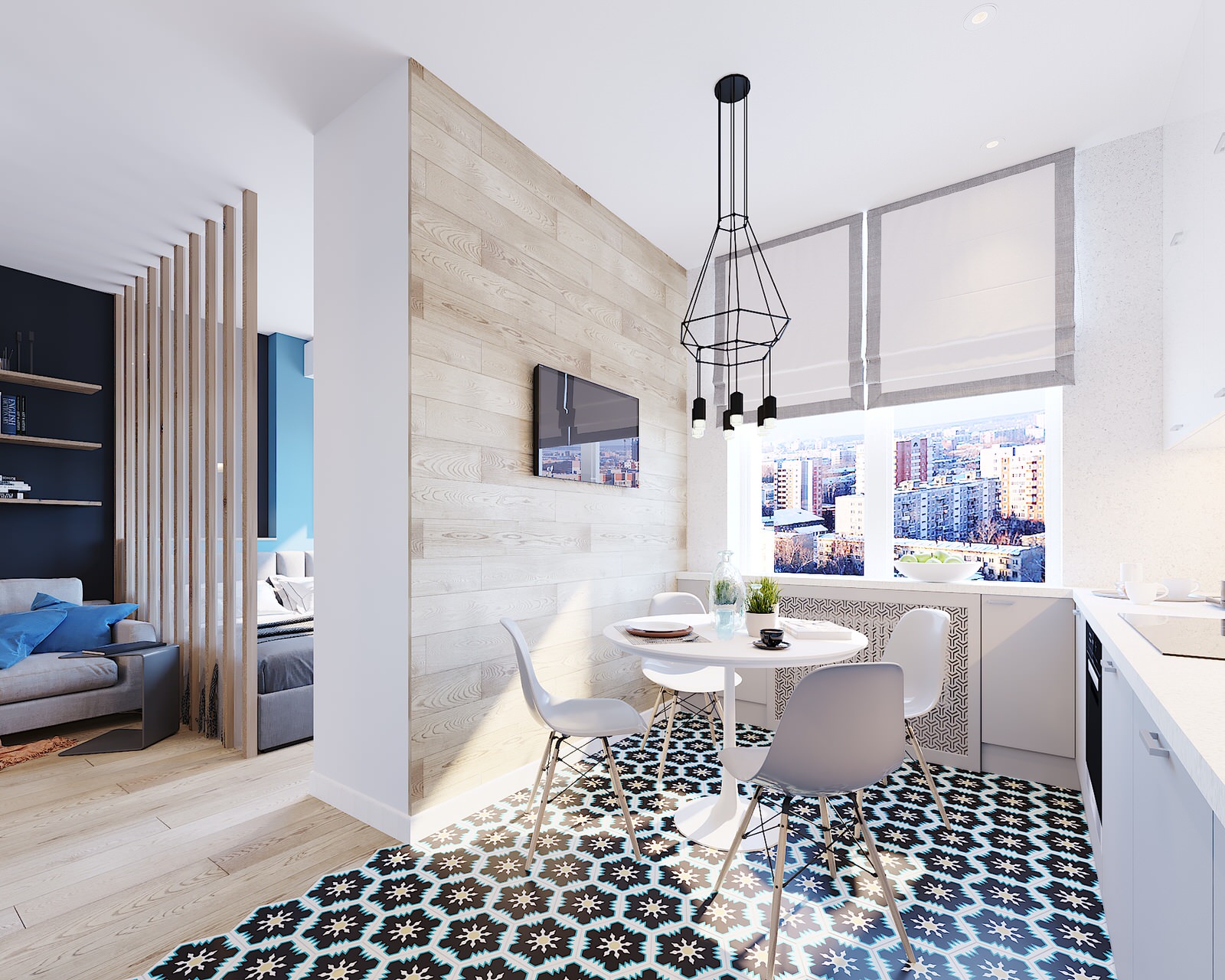 Квартира-студия. 38м2.