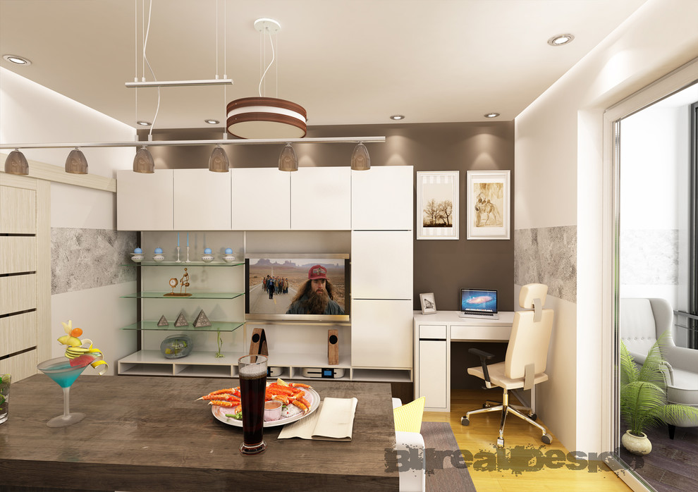 Дизайн-проект квартиры, 38 м2, г. Калуга, ЖК "Хороший"