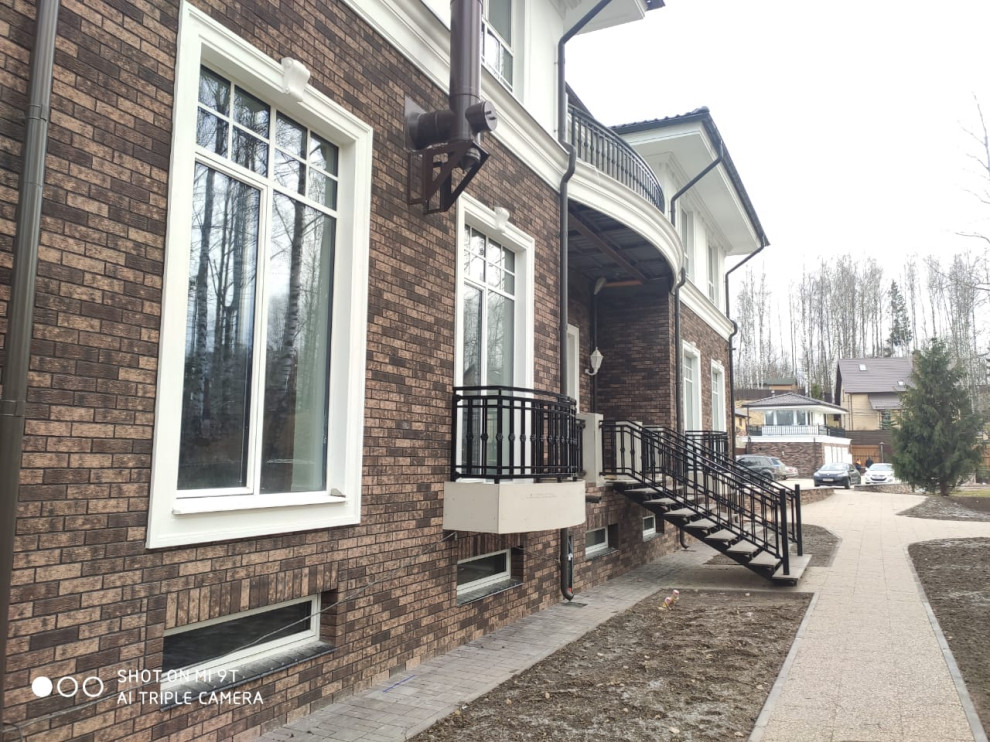 Дом в классическом стиле. Клинкерная плитка.