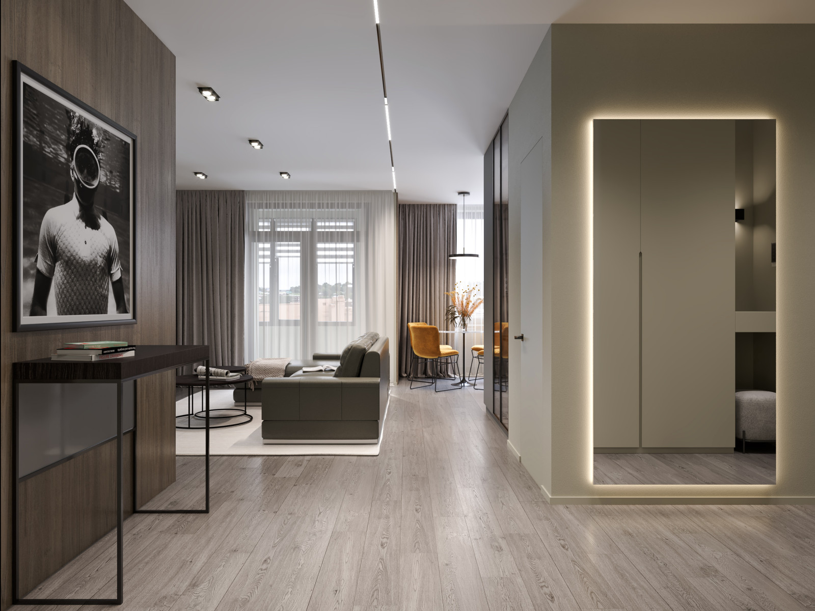 Чистый минимализм в ЖК Летний сад