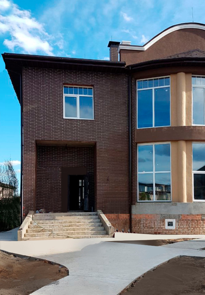 Реставрация фасада и проектирование интерьеров в КП "Николина поляна"